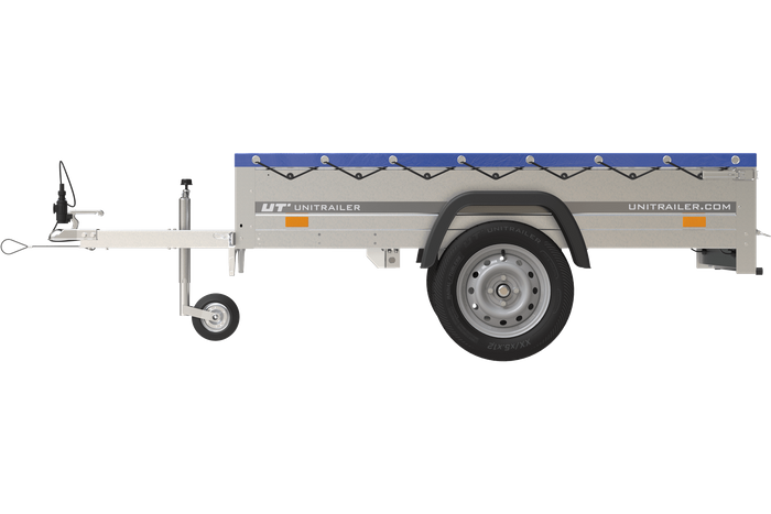 Přívěs Garden Trailer 200 KIPP s modrou plachtou