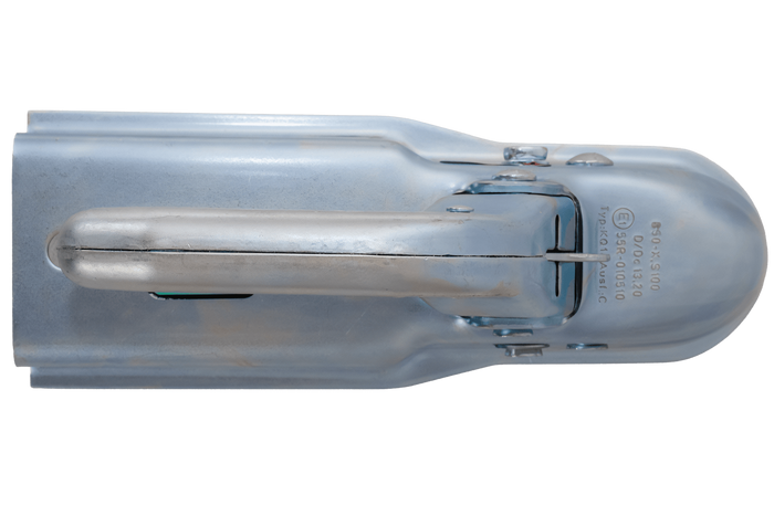 Kulové tažné zařízení KNOTT KQ14-C pro přívěs o hmotnosti 1400 kg se čtvercovou ojí o průměru 70 mm