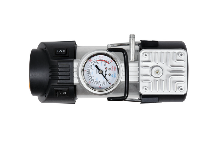 Autokompresor YATO YT-73460 s LED žárovkou 12V 180W