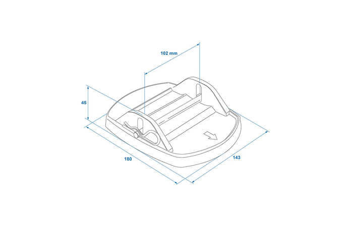 Sada podpěrných nohou pro karavan ProPlus 361528