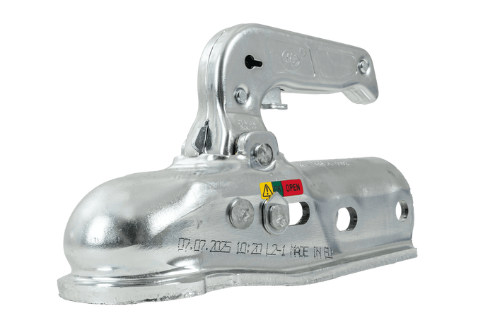 Kulové tažné zařízení STEELPRESS BC-3000.1D-00-00+Z2 pro přívěs o hmotnosti 3000 kg s trubkovou ojí 35-50 mm