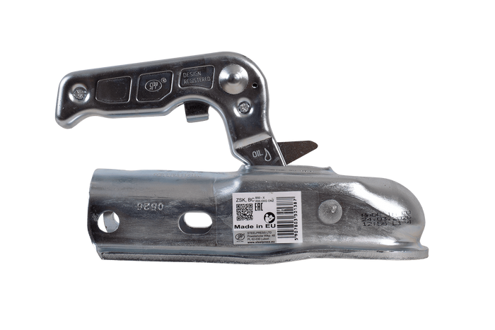 Kulové tažné zařízení STEELPRESS ZSK-1700D pro přívěs o hmotnosti 1700 kg s trubkovou ojí o průměru 50 mm