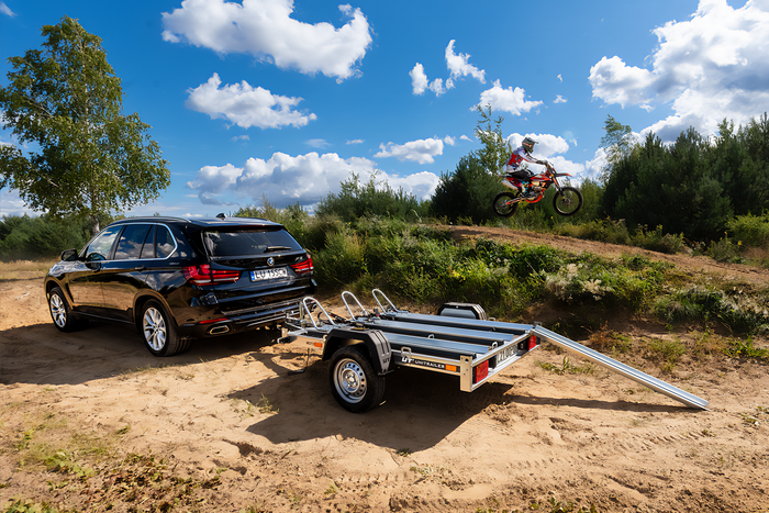 Přívěs za motocykl 220x155 UNITRAILER MOTO 3 Celková hmotnost 750 kg