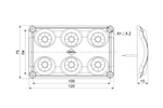 HORPOL LWD2185 LED interiérová lampa do auta 180lm