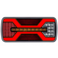 KAMAR X-SPIDER L2424 LED zadní světlo 5 funkcí univerzální