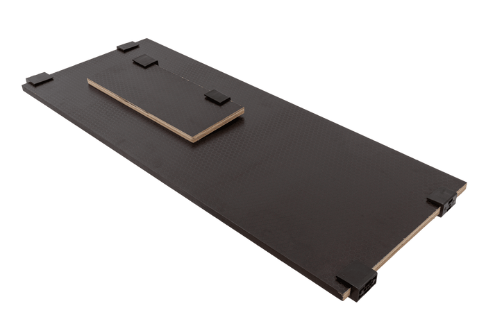 Sada dvou polic pro bednu na nářadí DAKEN ARKA 81209, přihrádka 1125x445mm a 445x180mm