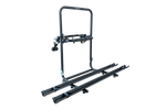 Nosič kol Peruzzo Brennero 4x4 s rezervním kolem - nosič na 2 kola s ližinami (černý)