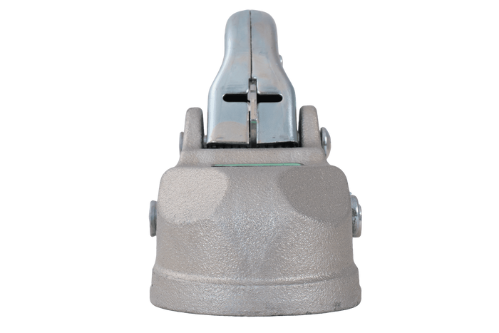 Kulové tažné zařízení KNOTT K35-A pro přívěs o hmotnosti 3500 kg s ojí o průměru 50 mm, litinové