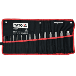 Děrovačky do kůže YATO YT-3591 2-22mm 15ks.