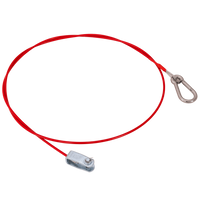 Nouzové bezpečnostní lano KNOTT breakaway s karabinou 1700 mm