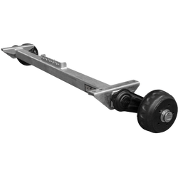 Brzděná náprava KNOTT VGB13-M pro přívěs/nosič 1350 kg 1450 mm 1900 mm 5x112