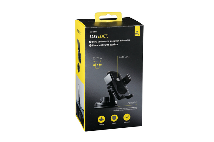 Držák telefonu Easy-Lock LAMP s přísavkou