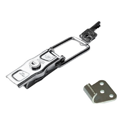 Boční tažné zařízení s upevňovacím prvkem STEELPRESS ZB-13A+Z-11A, kompletní boční zámek přívěsu s klíčem