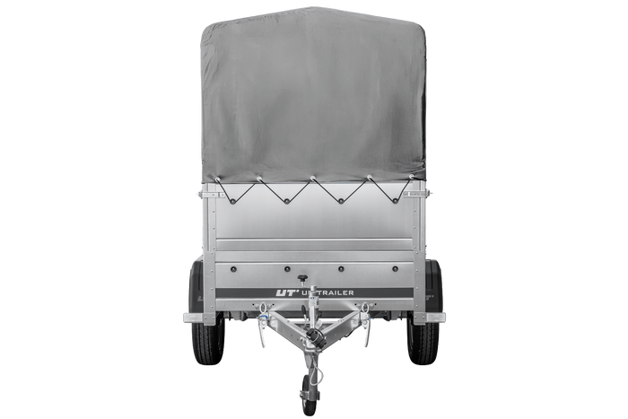 Přívěs Garden Trailer 200 KIPP s BIS bočnicemi, rámem H-800 a šedou plachtou
