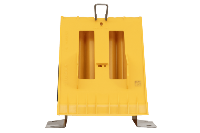 Klín pod kola E53 s montážním držákem LOKHEN výška: 225 mm