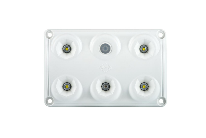 HORPOL LWD2157 LED interiérová lampa do auta s vypínačem a červenou diodou, 900 lm