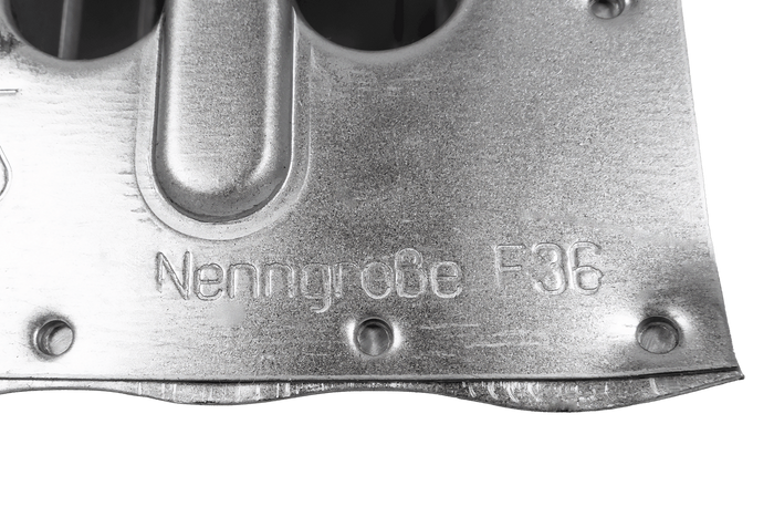 Klín pod kolo KNOTT G36, výška: 150 mm, kovový