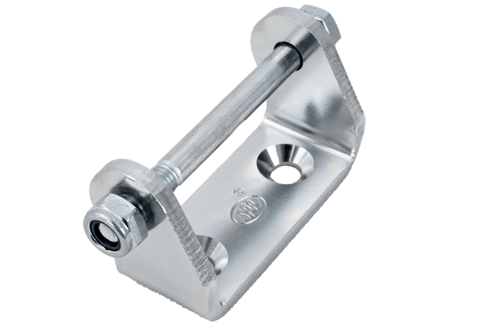 Vestavěný držák pantů STEELPRESS UH-01 pro montáž na bok přívěsu