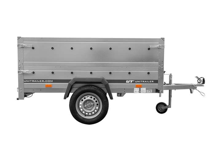 Lehký přívěs 200x125 UNITRAILER GARDEN 201 KIPP s bočnicemi BIS