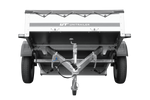 Lehký přívěs 200x125 UNITRAILER GARDEN 201 KIPP s šedou plachtou