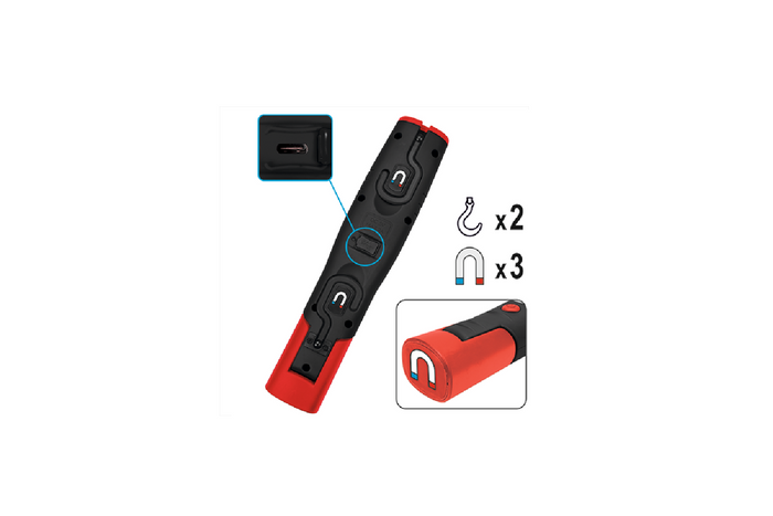 Dílenská lampa + svítilna YATO YT-08507 LED 140lm