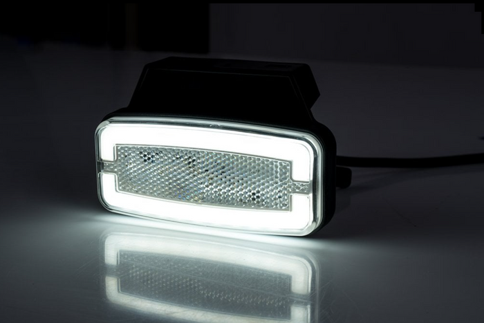 HORPOL LD 2764 LED bílá univerzální obrysová svítilna s držákem