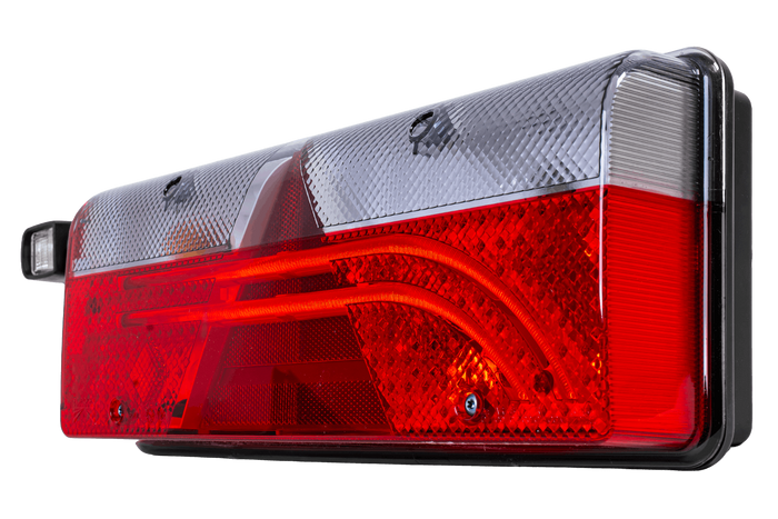 ASPÖCK EUROPOINT III LED bajonetové zadní světlo 7PIN ASS2 s klaksonem 7 funkcí levé