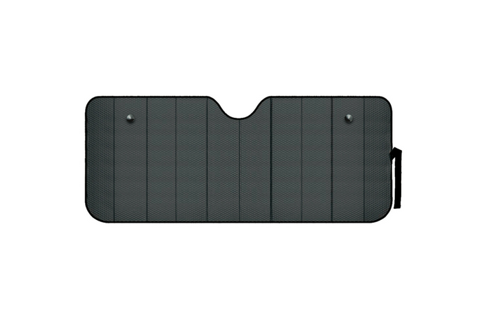 LAMPA Matná černá rohož do auta do sluneční clony 61x147cm