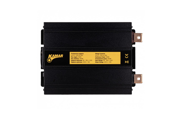 Měnič napětí 24V/230V (1000/2000W) KAMAR E1927