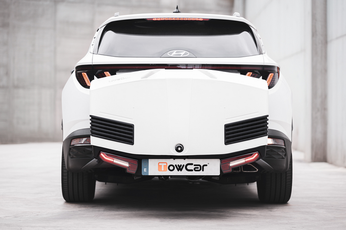 Tažné zařízení Alpha classic grey - box na zavazadla montovaný na tažné zařízení