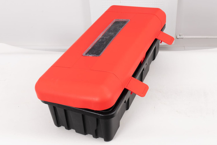 ZÁSUVKA Krabice na hasicí přístroj 6/9 kg DAKEN 82130 REGON 715x335x240mm červená