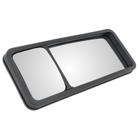 Boční zrcátko PLASTEX LP0390P pro zemědělské stroje 390x157mm