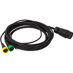 ASPÖCK 58-1022-087 elektroinstalační kabeláž pro přívěs 4,5 m 7PINOVÝ konektor bajonetový 2x5PINOVÝ