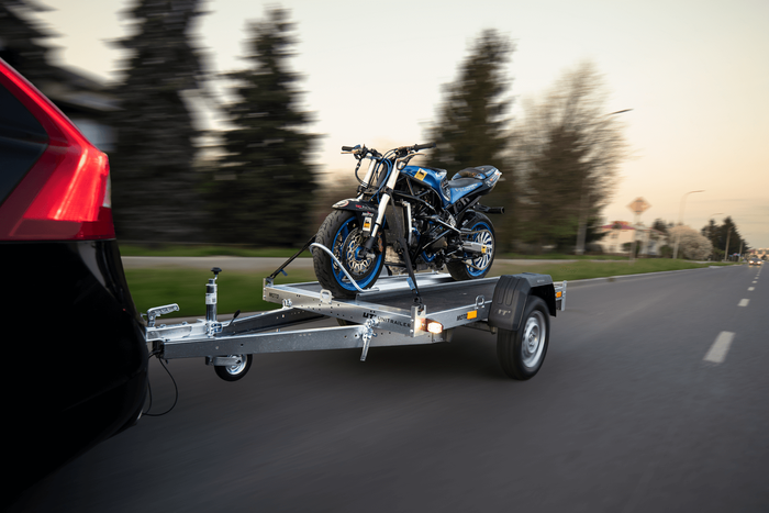 Přívěs MOTO 1 pro jeden motocykl