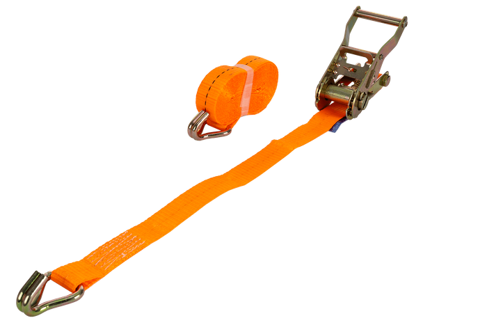 UNITRAILER 5m/25mm/1t oranžový přepravní pás s napínákem
