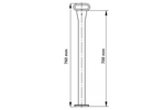 KNOTT 4802429X pevná podpěra pro přívěs 175 kg 48 mm 700 mm