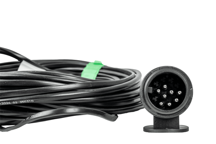 ASPÖCK elektroinstalace svazek tažného vozidla 7 m 13/8 PIN bajonety zástrčky 2x 5 PIN