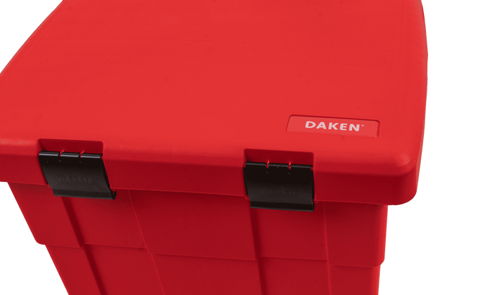 DAKEN 86014 PITBOX kontejner na sypké materiály, nádoba na písek, posypovou sůl 655x570x520mm 108,5l