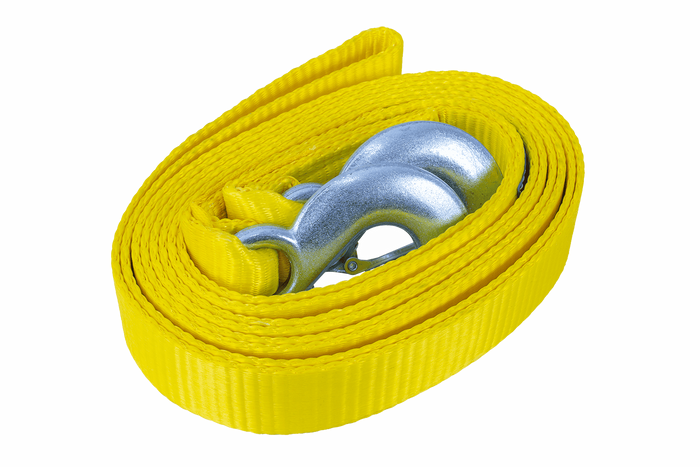 Tažné lano s háky Tažný popruh UNITRAILER 5m/50mm/7,5t žlutý