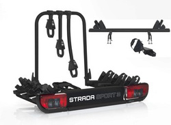 Atera Strada Sport M3 + adaptér pro 4. kolo - nosič na tažné zařízení pro 4 kola (černý)