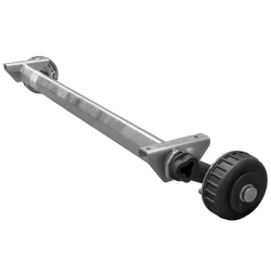 Brzděná náprava AL-KO EURO pro přívěs/nosič automobilů 1800 kg 1650 mm 2150 mm 5x112