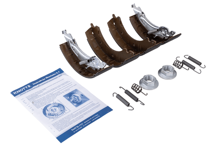 Brzdové čelisti pro brzděné nápravy KNOTT 200x50 Sada podložek
