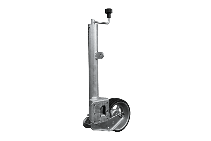 Automatické opěrné kolo UNITRAILER s rukojetí 500 kg 60 mm 660-904 mm