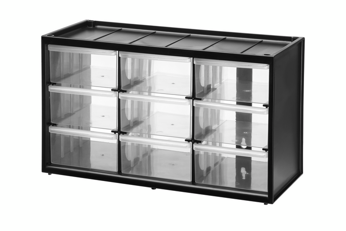 Organizér do dílny s 9 zásuvkami STANLEY OPP skříňka 365x210mm