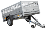 Lehký přívěs 230x125 UNITRAILER GARDEN 230 KIPP s pletivovými bočnicemi
