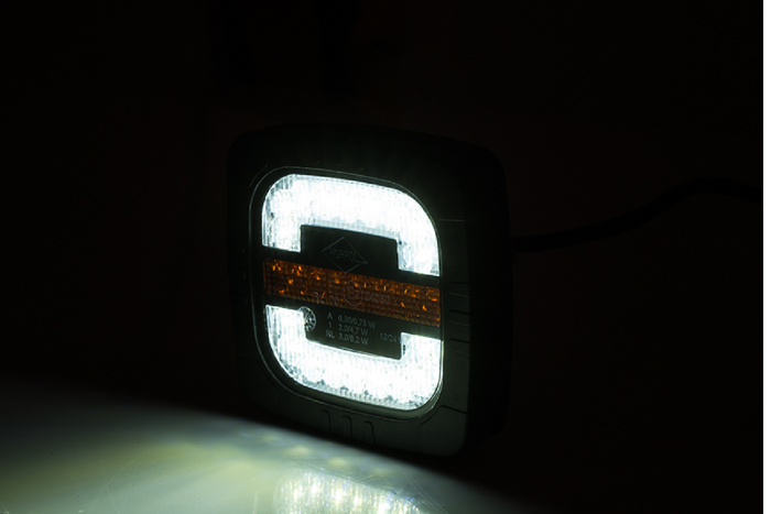 HORPOL ROCA LZD 2805 LED přední světlo 3 funkce univerzální s držákem