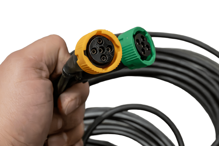 OUTLET MANTES elektroinstalační kabeláž pro přívěs 5,2 m 13PINOVÁ zástrčka 2x5PINOVÉ bajonety