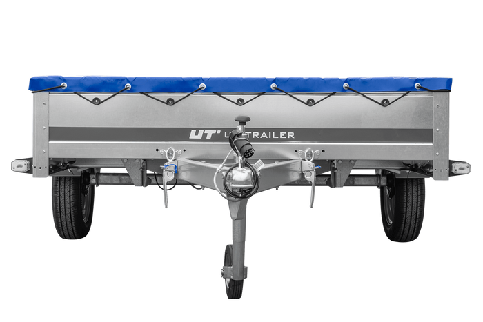 Přívěs Garden Trailer 265 KIPP s rámem H-0 a modrou plachtou