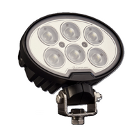 LED pracovní reflektorová svítilna TT TECHNOLOGY BLACK TT.13359F 6xLED 4800lm oválná