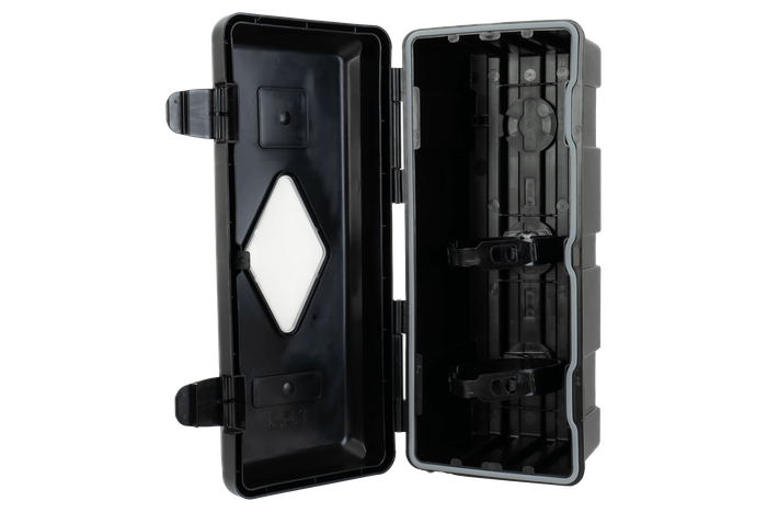 Krabice na hasicí přístroj 9 kg DAKEN 82010 ADAMANT 671x310x247mm černá